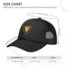 Kapity kulowe niestandardowa warstwa ramion Cyprus Baseball Cap Ochrona przeciwsłoneczna Kobiety Regulowany Men Trucker Hat Spring