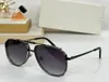 Klappende Sonnenbrille für Männer und Frauen 0637 Mode Sommer Freizeit-Reisestil Anti-Ultraviolett UV400 Retro Platte Ovales Metall Vollrahmen Brille zufällige Box