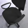 Chair Covers Computer Desk Task Office Rotating Cover For Home ( Black Style )