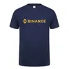 Binance T-shirt Crypto Mannen Casual Tees Cott Korte Mouw Cool Tops T-shirt OZ-421 P06z #