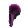 Ball Caps Designer Veet Durag Hair Bonnets Skl Pirate Hat With Long Tail Outdoor Cycling Accessories For Adt Mens Women Fashion Drop D Otpc1