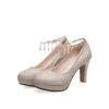Dress Shoes Fashion High Heels Woman Pumps Sexy Luxury Gold Silver Pink Women's Elegant Party Office Wedding Large Size 43