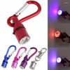 Vestuário para cães 500pcs Cool piscando LED Tag de colar para gato animal de estimação alumínio à prova d'água pingente de segurança