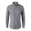 Chemises à rayures pour hommes Lg manches Dr chemises 2024 printemps été décontracté coréen Fi Slim fesses formelles vêtements pour hommes chemises 89RA #