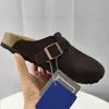 Дизайнер Birkinstock Slog Slippers Мужчины женщины сандалии кожа