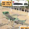 Camp Furniture Apollo Walker Klappbare Cam-Stühle Liegender Strand für Erwachsene Tragbare Sonnenliege im Freien mit Tragetasche Drop Delivery Spo Otvxf