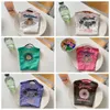 Storage Bags Japanese Ball Chain Embroidery Canvas Bag Versatile Shopping Printed Mini Handbag Makeup Nylon Student