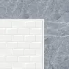 Stickers Peel and Stick Trim liner for Kitchen Backsplash Tile Edge SelfAdhesive Trimming for Corner Decor, Wall Trim Edge
