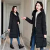 2024 neue Winter Frauen Unten Jacke Schlank Mit Kapuze Parkas Warme Verdicken Mantel Casual Cott-padded Lg Oberbekleidung Weibliche Winter jacken 69yr #