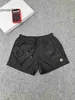 Lässige Shorts, schnell trocknend, Strandhose, für Paare, Sport, bestickt, kurz geschnitten, superschwarz, Standarddünn