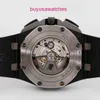 機械APリストウォッチ壮大なロイヤルオークオフショア26405ceメンズウォッチブラックセラミック蛍光デジタルポインターオートマチックメカニカルワールド有名な時計スイス時計