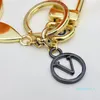 Designer Keychain Letter Follow Pendant Gold Key Buckle Trendy Classic Keychains Mens Womens Keys Bags Ornaments