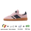 Designer Handball Spezial Casual Shoes Men Women Vegan Sneakers Navy Scarlet Aluminium Core Black Scarlet Gum Clear Pink Arctic Night Light Black Yellow Trainers