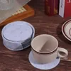 Masa Paspasları Dairesel Kahve Mat Mutfak Aksesuarları Nonsip Wok Standı Isı Yalıtım K Yarışıklı Kupa Pad Çay Fincanı