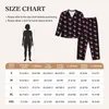 Accueil Vêtements Pyjamas Femme Drôle Oiseaux Imprimer Vêtements De Nuit Quotidiens Flamants Roses Deux Pièces Décontracté Lâche Pyjama Ensemble Joli Costume Surdimensionné