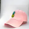 Top Caps Ananas Meyve Nakış Pamuk Casquette Beyzbol Kapağı Hip-Hop Erkek ve Kız İçin Ayarlanabilir Snapback Şapkaları 147