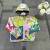 Brand kids coat hooded baby jackets Double sided use kids designer clothes Size 100-160 Long sleeved boys girls Outerwear 24Mar