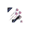 Darts Dardos 3Pcs 24G 16Cm Tip Steel Needle Aluminum Shaft Iron Body With Pink Laser Flights 220913 Drop Delivery Dhteo