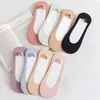 Women Socks Shallow Cut Boat Women's Ice Silk Anti-slip Seamless Invisible For High Heels Soft Comfortable Hollow