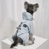 Hundebekleidung, wasserdichter Regenmantel, Kleidung für kleine Hunde, Haustier-Regenmäntel, Jacke, Welpen, Polyester, Kostüm, reflektierender Streifen, Yorkie-Produkt