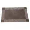 Bordmattor Placemat PVC Western Single Frame Heat Isolation Pad El Family Disposable Mat