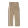 Pantalons pour hommes Mode Casual Aiguilles Lâche Classique Bleu Blanc Pantalon à rayures Motif papillon Hommes Femme Pantalon de jogging en plein air