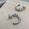 Boucles d'oreilles géométriques en perles de mode, créoles, bijoux de luxe, mariage, cristal, strass, boucles d'oreilles de styliste pour femmes, 2024, tendance orecchini