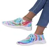Sıradan Ayakkabı Kadınlar İçin Bahar Sonbahar Nefes Alabilir Ayakkabı Moda Karışık Renkler Sneakers Bayanlar Mesh Lace-Up 2024 ZAPATOS MUJERES