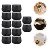 Storage Bottles 12 Pcs Belly Jar Beaded Craft Cases Round Sealed Universal Packaging Boxes Metal Tea Tinplate Tins Canisters