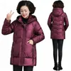 Manteau en duvet pour maman, nouvelle collection automne/hiver 2023, Parka confortable, moyen Lg, vêtements d'hiver pour femmes, P61 c18T #