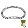 Bracelet de créateur de mode Bracelet fantôme en argent pour hommes et femmes, chaîne de personnalité hip-hop, bijoux 240q