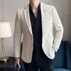 quality Suede Green Gentleman Men Blazers New Fi 2022 Social Elegant Mens Dr Blazer Jackets Wedding Party Wear Slim Fit y4TR#