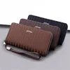 Card Holders Business Mens Wallets Long Style Holder Male Purse Zipper Large Capacity PU Leather Wallet For Man 2022 Winter3119