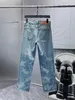 designer jeans mens purple jeans Denim Trousers Fashion Pants High-end Quality Straight Design Retro Streetwear Casual Sweatpants Joggers Pant Washed Old Jeans#019