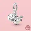 925 Sterling Silver Dangle Charm Women Beads 고품질의 보석 선물 선물 전체 펜던트 예술적 창의성 Dangle Bead Fit Pando236v