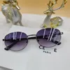 Triumphal Designer Sunglasses Top Quality Purple Alloy Mirror Legs Fashionable Retro Womens Sunglasses New Oval Mens Sunglasses Sexy Little Women with