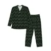 Accueil Vêtements Pyjamas Mâle Plumes De Paon Sommeil Vêtements De Nuit Imprimé Animal 2 Pièces Pyjama Décontracté Ensemble À Manches Longues Chaud Surdimensionné Costume