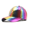 Бейсболки 2024, модная бейсболка унисекс для мужчин и женщин, сверкающая блестящая регулируемая бейсболка цвета шампанского, уличная солнцезащитная кепка Snapback