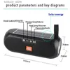 Draagbare luidsprekers Krachtige Bluetooth-luidspreker Power Bank Boombox Waterdichte USB Aux Fm-radio TWS Interconnect met zonnepaneel Stereo muziekdoos Q240328