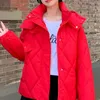 winter Jacket Women Parkas 2023 Korean Fi Down Cott Jacket Lg Sleeve Hooded Parka Casual Zipper Loose Snow Wear Coat o0ah#