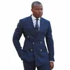 Homens de alta qualidade terno de duas peças New Fiable bonito masculino formal Ocn casamentos trajes de banquete W3nC #