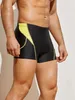 Pantaloncini da uomo Costume da bagno intimo da boxe professionale da uomo, compressione, asciugatura rapida J240328