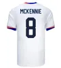 2024 Copa América PULISIC camisetas de fútbol REYNA AARONSON WEAH 23 24 25 maillot de futol FERREIRA Balogun MORGAN ADAMS Nosotros una camiseta de fútbol hombres niños conjunto uniformes S-4XL