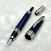 Ballpoint Pens Wholesale High Quality Jfk Dark Blue / Black Roller Ball Pen Fountain Office Stationery Promotion Write Ink Drop Delive Dhomx