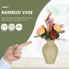 Vaser container bambu vas bröllopsdekorationer havgrass blomma korg pastoral stil