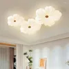Ceiling Lights Modern Bedroom Lamp Atmospheric Living Room LED Light Simple Flower Dinging Hall Lighting Fixtures