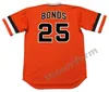 San Francisco 1969-2002 TITO FUENTES WILLIE MAYS BARRY BONDS DAVE KINGMAN JEFFREY LEONARD JOHN MONTEFUSCO JUAN MARICHAL Throwback Baseball Jersey S-5XL