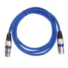 Computer Cables Connectors 2024 Male To Female Xlr Line O Signal Nced Color Suitable For Mixer Microphone Drop Delivery Computers Netw Otp8B