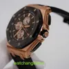 Коллекция наручных часов AP Royal Oak Offshore Series 26400RO.OO.A002CA.01 Мужские автоматические механические часы из розового золота 18 карат Швейцарские спортивные всемирно известные часы