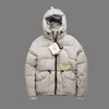 Mannen Witte Eend Donsjack Met Capuchon Winter Dikker Pluizige Donsjas Outdoor Winddicht Warme Donsparka T9Jg #